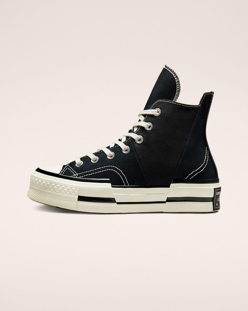 Men's Converse Chuck 70 Plus High Top Shoes Black | AU 569C0X